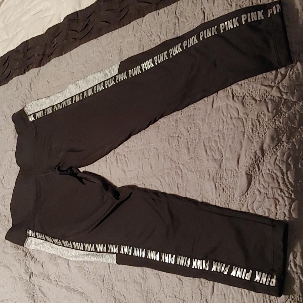 VS Pink fleece lined leggings